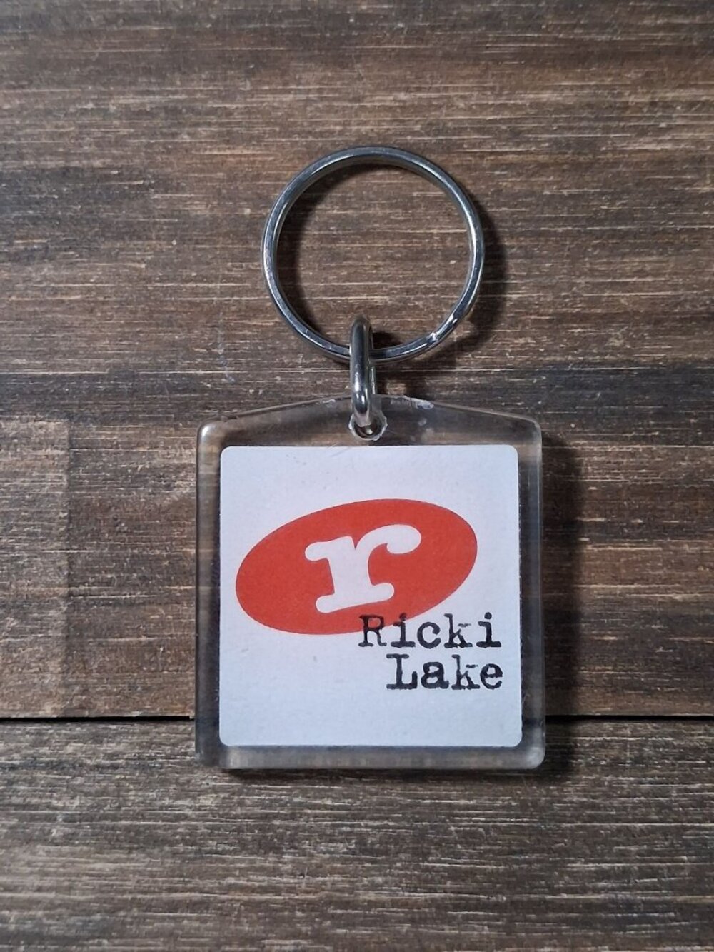 Vintage Ricki Lake Show Keychain Bag Tag Charm Reality Host Ultra Rare Promo